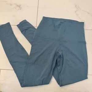 Women's Blue High-Waist Leggings